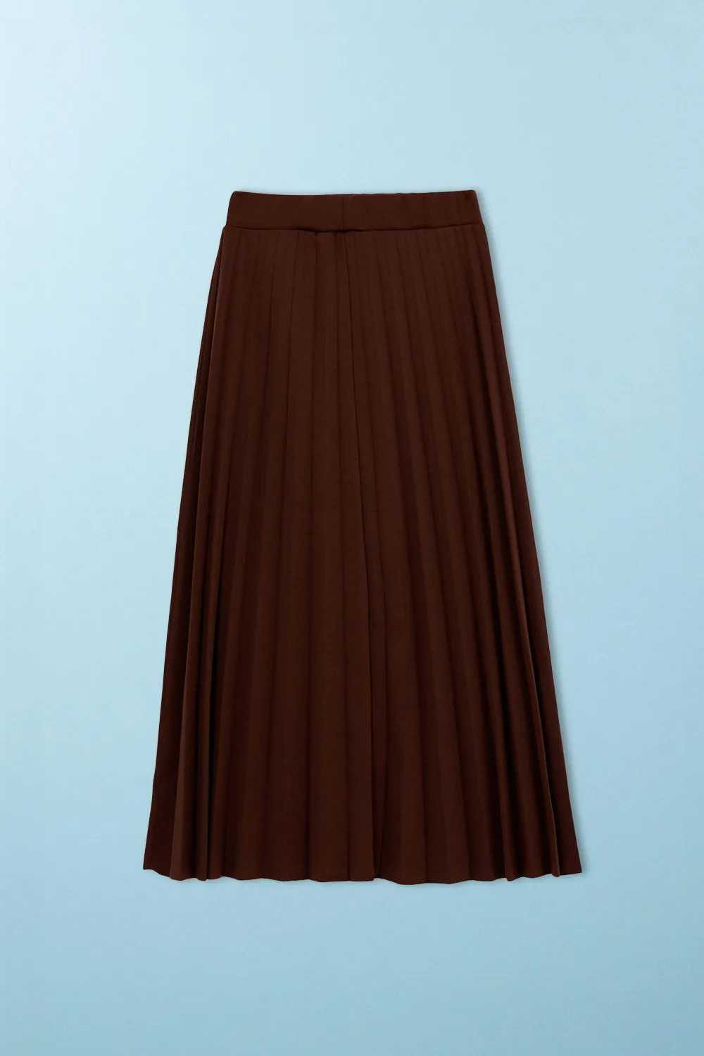 تنورة طويلة واسعه بكسرات
